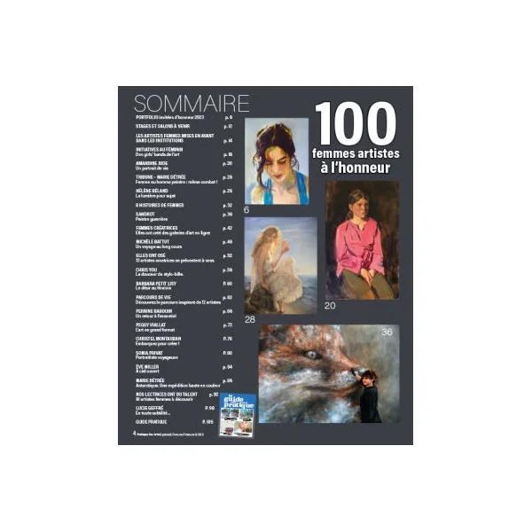 100 femmes artistes à l'honneur - Pratique des Arts Hors-série 63