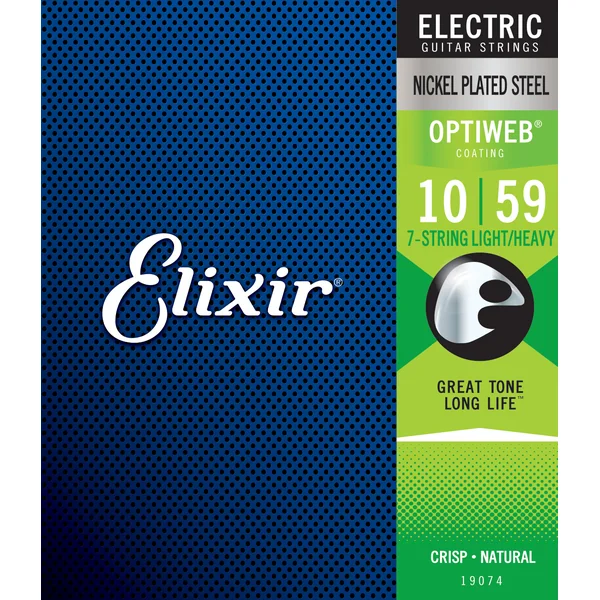 19074 7-String Optiweb NPS Electric Guitar Strings 10-59 - jeu de 7 cordes