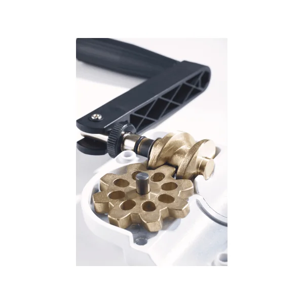 21340 K&M barre de couplage sono à crémaillère et ring lock avec filetage M20
