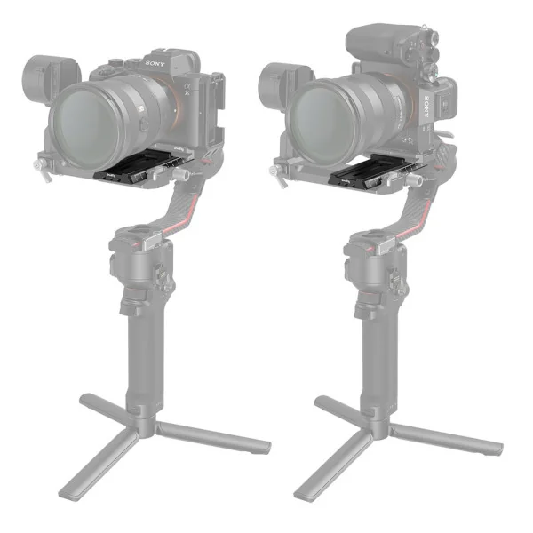 3061 - Quick Release Plate with Arca-Swiss for DJI RS 2/RSC 2/Ronin-S