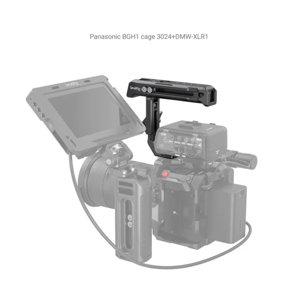 3082 - Top Handle for Sony XLR-K1M / K2M / K3M and Panasonic DMW-XLR1 Adapter