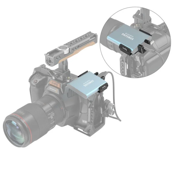 3272 - BMPCC 6K Pro T5/T7 SSD Mount