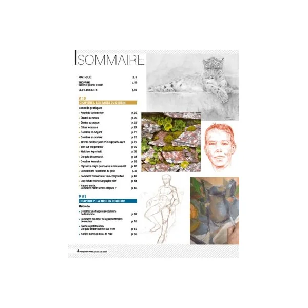 39 exercices pour dessiner - Pratique des Arts Hors-série n°1-2024