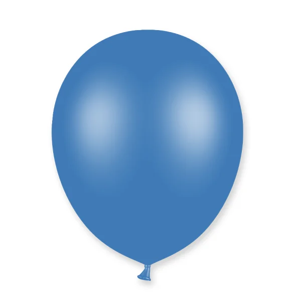 50 Ballons de baudruche bleu medium - 30 cm