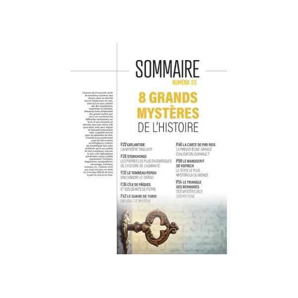 8 grands mystères de l'Histoire - Les Grandes Enigmes de l'Histoire 23