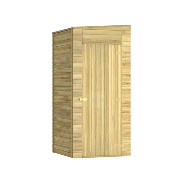 Abri de jardin 1,15m² adossé à un mur en pin massif Abri jardin bois rangement bois outillage de jardin cabanon bois