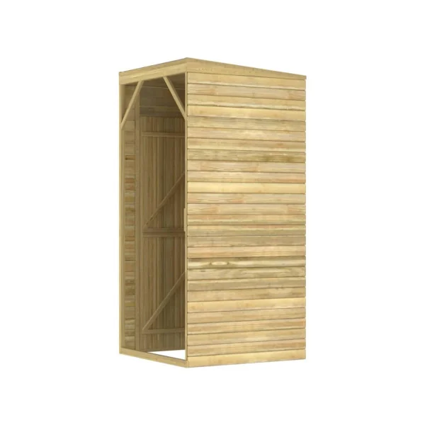 Abri de jardin 1,15m² adossé à un mur en pin massif Abri jardin bois rangement bois outillage de jardin cabanon bois
