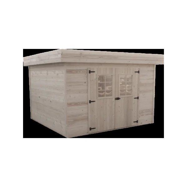 Abri de jardin 14,74 m² épicéa massif Abri jardin bois rangement bois outillage de jardin chalet en bois cabanon bois