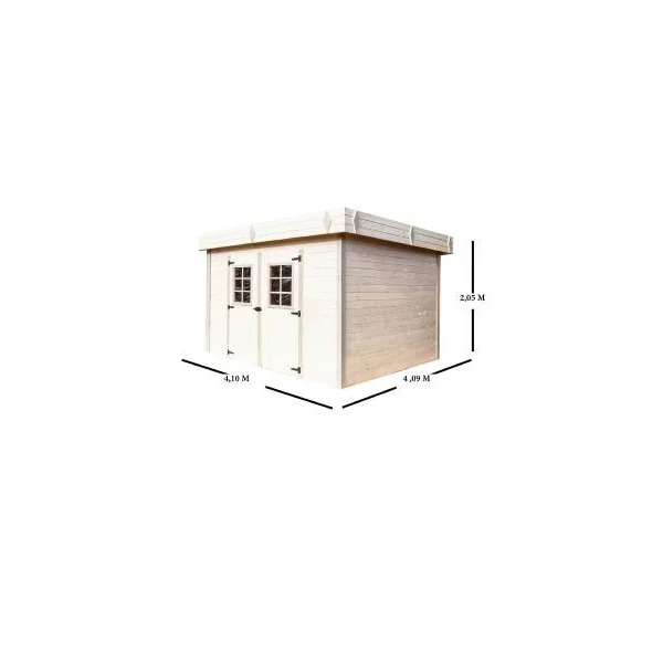 Abri de jardin 16,76 m² épicéa massif Abri jardin bois rangement bois outillage de jardin chalet en bois cabanon bois