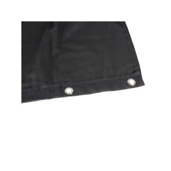 Adam Hall Accessories 0152 X 53 - Molleton noir B1 avec Oeillets acier bruni largeur 5m hauteur 3 m