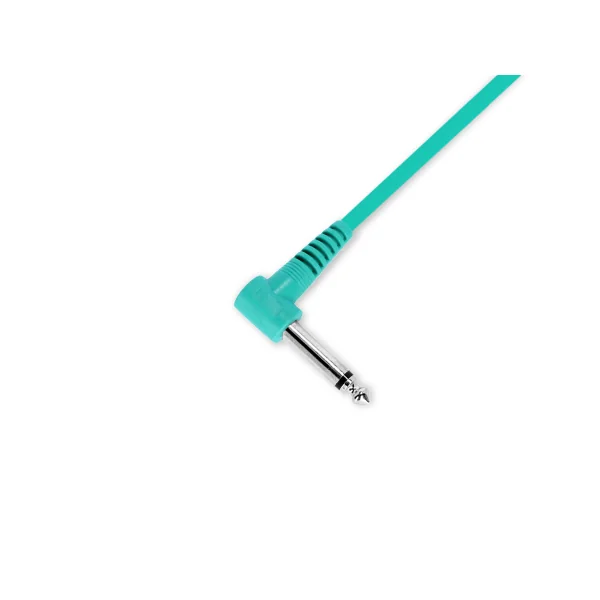 Adam Hall Cables 3 STAR IRR 0060 SET - Lot de 6 câbles patch 6,3 mm jack coudé mono 0,60 m