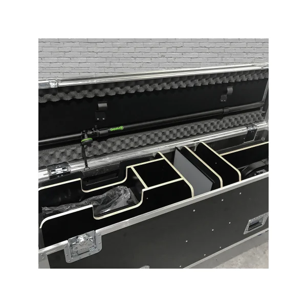 Adam Hall Hardware 87999 - 2 x pinces de fixation noires 95 x 40 mm pour tubes, pieds, etc.