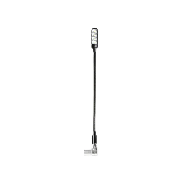 Adam Hall SLED 1 ULTRA XLR 4 A - Lampe col de cygne, connecteur coudé XLR 4 points , 4 LEDs COB