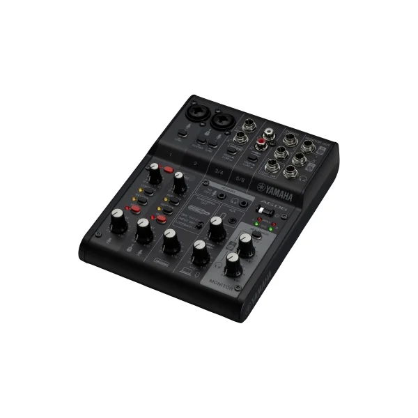AG06 MK2 noire Yamaha console USB de streaming 6 canaux