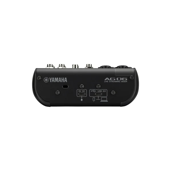 AG06 MK2 noire Yamaha console USB de streaming 6 canaux
