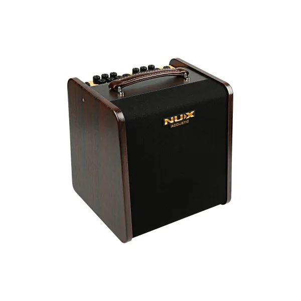 Ampli acoustique 80 watts sur batterie 2 canaux - Bluetooth + effets/looper Nux