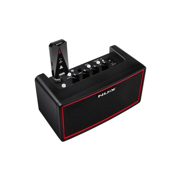 Ampli guitare électrique Nux 2x4W avec modélisations et émetteur 2,4 GHz