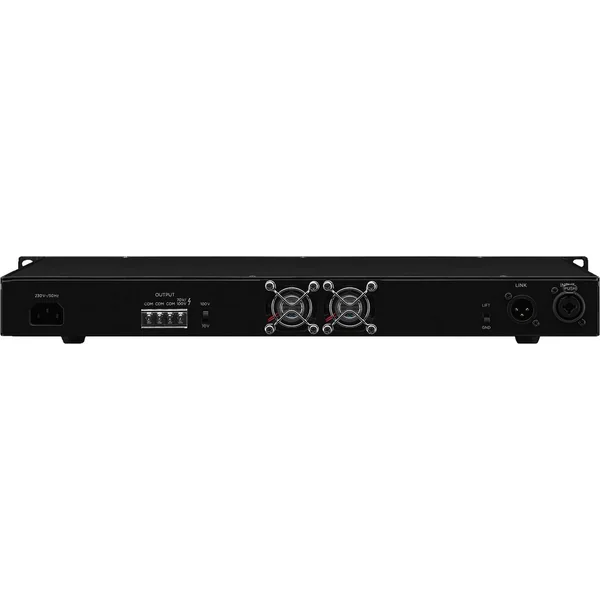 Amplificateur de puissance mono public adress 1 x 240W ligne 70 / 100v Monacor PA-924S