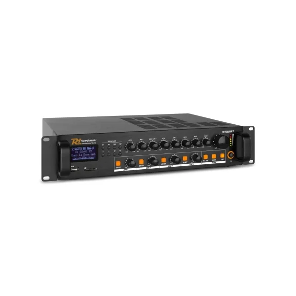 Amplificateur, mixeur public adress 360w 100v 8 ohms lecteur multimédia, Bluetooth, fm, SD, USB