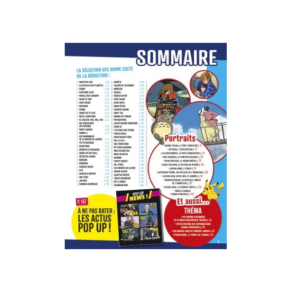 Animation Japonaise - 100 films et séries culte - Pop Up n°16