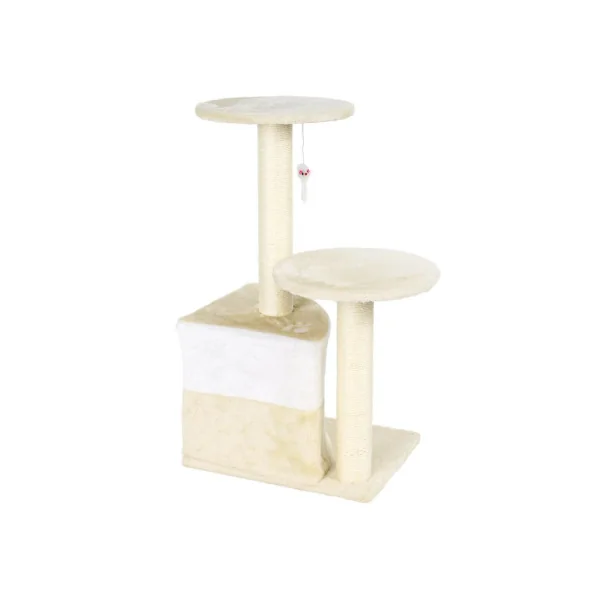 Arbre à chat beige 71 cm Arbre chaton griffoir chat grattoir chat