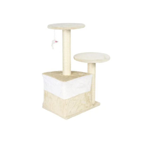 Arbre à chat beige 71 cm Arbre chaton griffoir chat grattoir chat