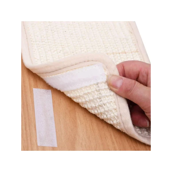 Arbre à chat blanc 104 cm tapis à gratter en sisal griffoir chat grattoir chat