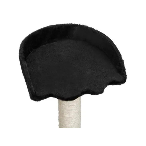 Arbre à chat noir 90,5 cm de hauteur grattoir chat griffoir chat sisal