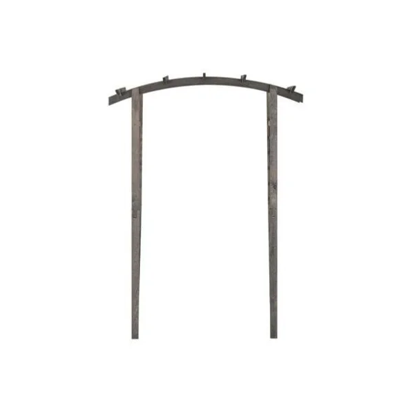 Arche de jardin en bois de pin massif gris Arche jardin bois Arche en bois Arche plantes grimpantes Arceau jardin