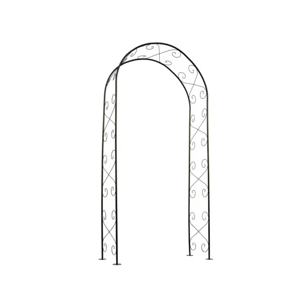 Arche de jardin en métal noir voute de jardin Arche jardin métal Arche en métal Arche plantes grimpantes Arceau jardin