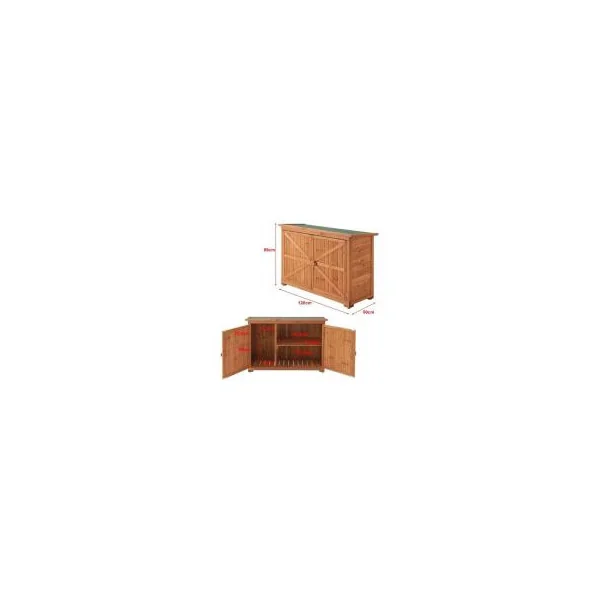 Armoire de jardin basse en sapin avec étagère Armoire en bois armoire extérieure armoire jardin armoire de jardin armoire de ran