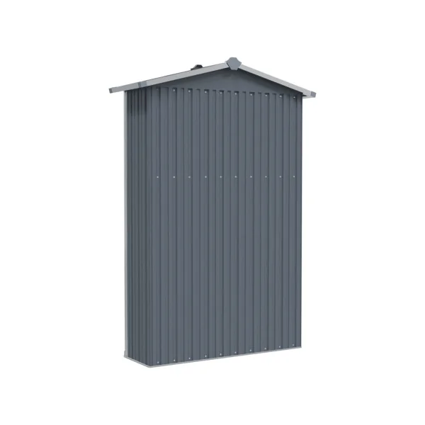 Armoire de jardin grise galvanisée Armoire en métal armoire extérieure armoire jardin armoire de jardin armoire de rangement