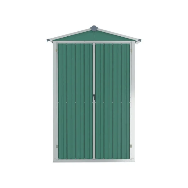Armoire de jardin verte galvanisée Armoire en métal armoire extérieure armoire jardin armoire de jardin armoire de rangement