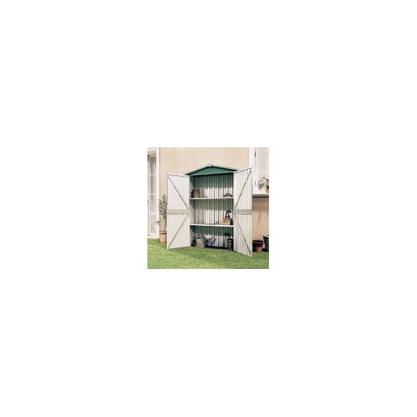 Armoire de jardin verte galvanisée Armoire en métal armoire extérieure armoire jardin armoire de jardin armoire de rangement