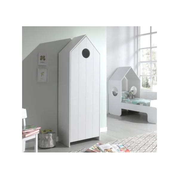 Armoire de rangement 8 niveaux rangement étagère enfant montessori blanche chambre enfant