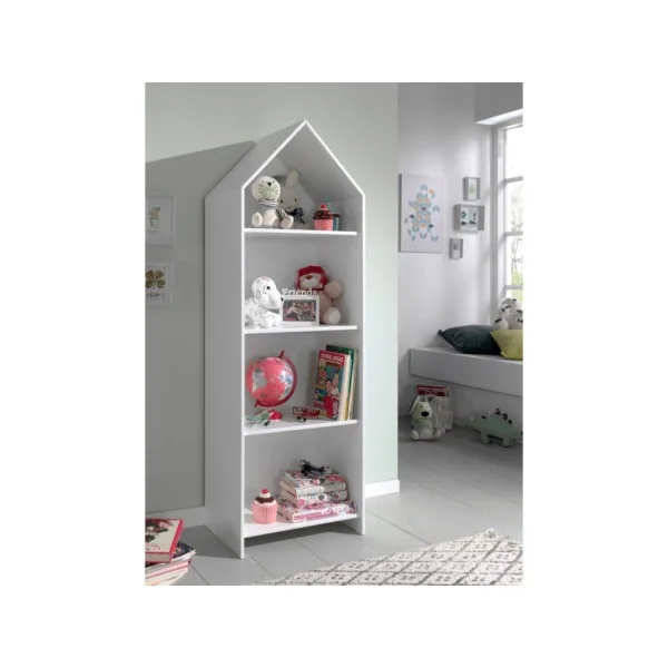 Armoire de rangement 8 niveaux rangement étagère enfant montessori blanche chambre enfant