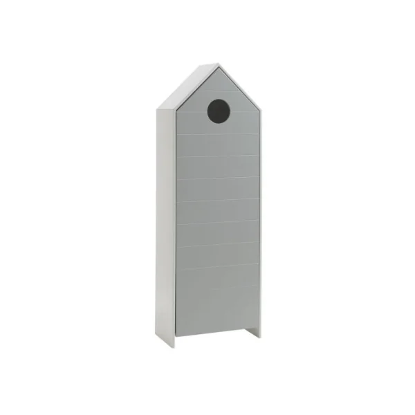 Armoire de rangement 8 niveaux rangement étagère enfant montessori grise chambre enfant