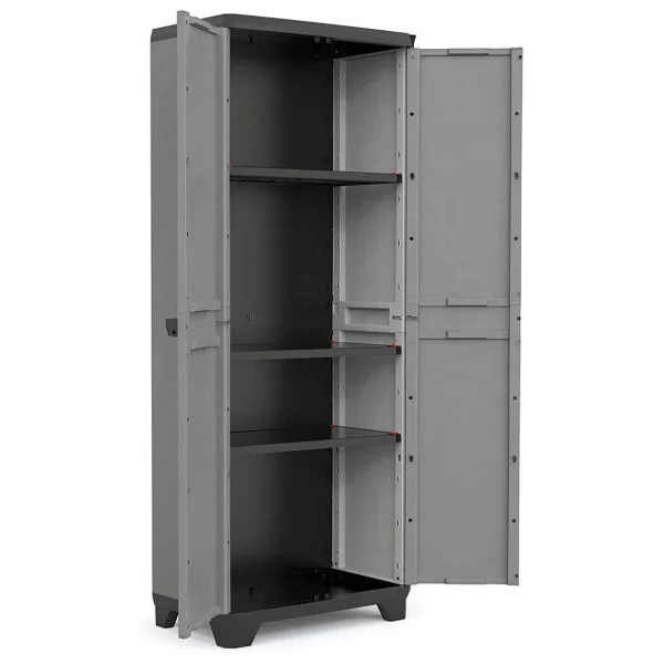 Armoire de rangement double PVC Armoire en PVC armoire extérieure armoire jardin armoire de jardin armoire de rangement