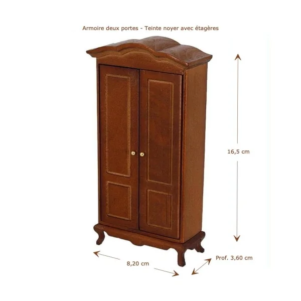 Armoire deux portes - Etagères