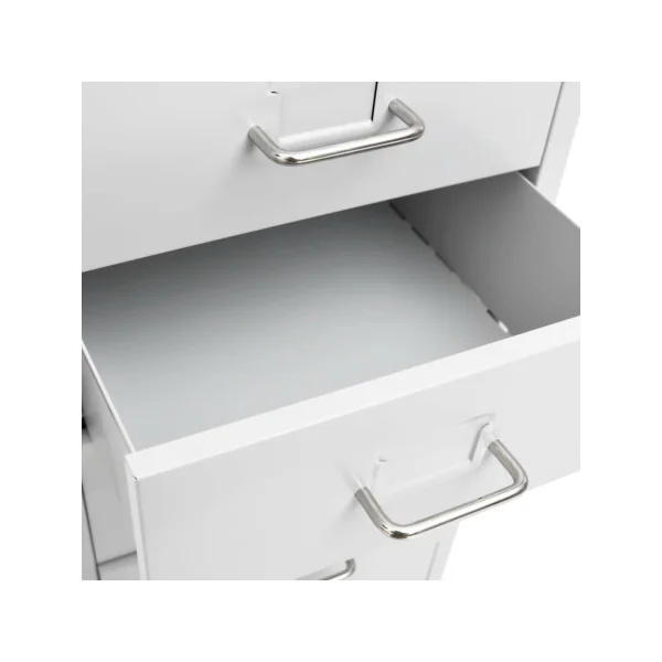 Armoire métal de bureau 8 tiroirs Classeur métal de bureau Rangement métallique