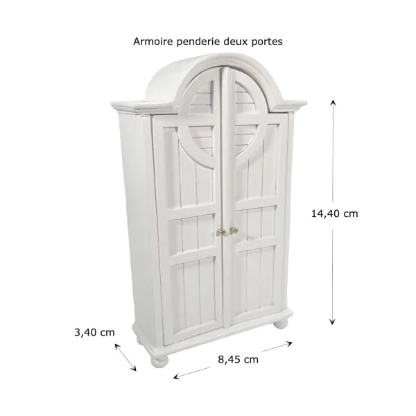 Armoire penderie 2 portes