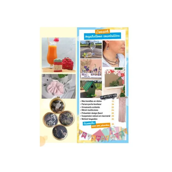Atelier Déco et Créations n°65 : Le magazine + 48 planches incluses
