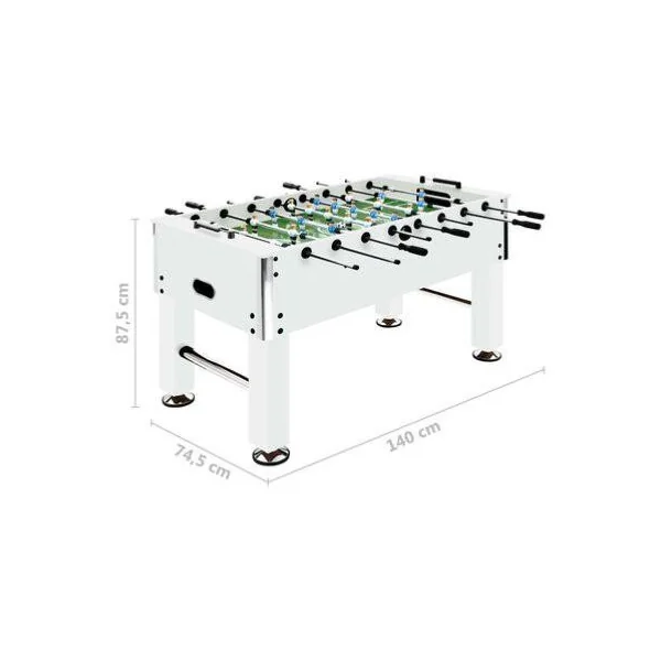 Baby foot Selecao blanc table de baby foot de salon joueurs en ABS