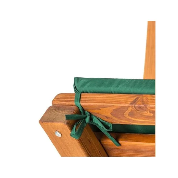 Balancelle de jardin en mélèze massif coussin vert Balancelle jardin balancelle extérieure banc balancelle suspendu