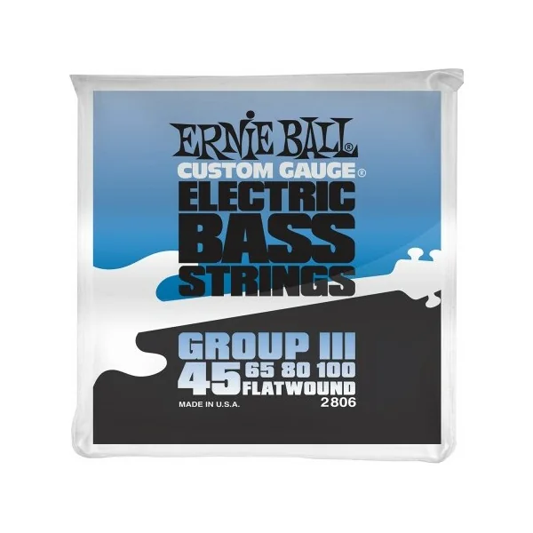 Bass (4) 2806 Flatwound Group III 45-100 - jeu de 4 cordes