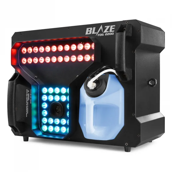 BeamZ - Machine à fumée verticale 2200 W, 48 X LED 4 W 4 en 1 - BLAZE2200