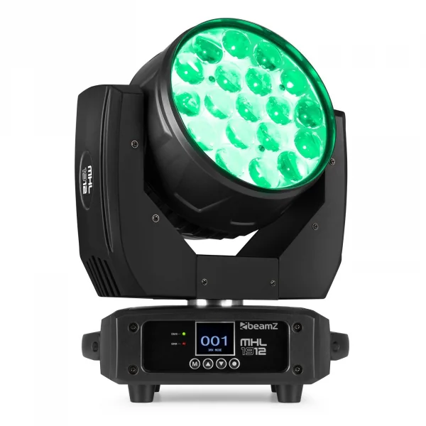 BeamZ pro - Lyre wash 19 x 12W 4 en 1, Zoom, MHL1912