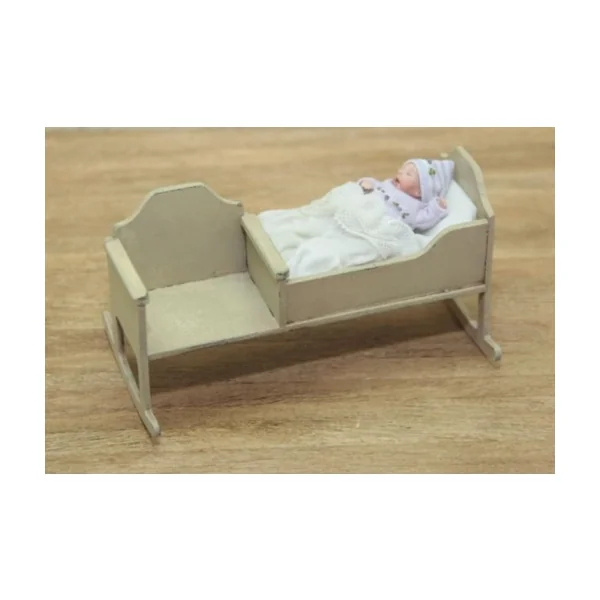 Berceau ancien bois MDF - Kit