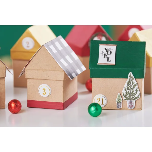 Boîtes en carton VBS « Maison », 40 pc.