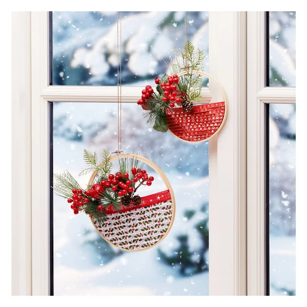 Branche de sapin avec baies et pommes de pin VBS, 4 pc.